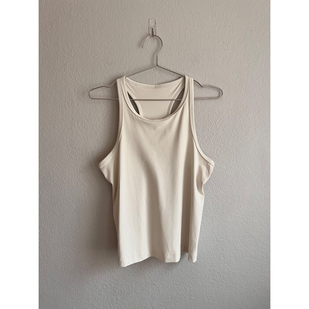 Lululemon Align Waist-Length Racerback Tank Top in Light Ivory Size US 12